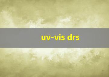 uv-vis drs